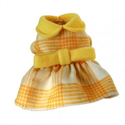 Kutsika seelik vibu-sõlme Disain vabaaja pullover Kass Koer Talvine soe kleit sügiseks pulmakleidid Yorki riided lemmiklooma kleit