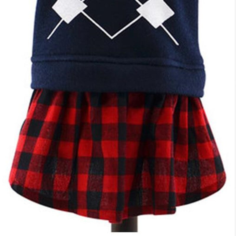 Pet Dog Bumbac Făcut Frumos Mic Fustă Îmbrăcăminte pentru câini Iarnă Haine amuzante Cățeluș Weed Redingotă Hoopet DC704