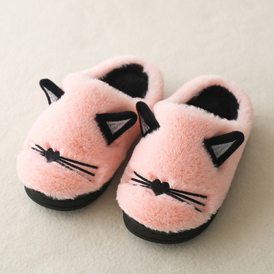 Moderne papuče za djevojčice s uchijem i toplom postavom