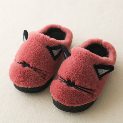 Moderne papuče za djevojčice s uchijem i toplom postavom