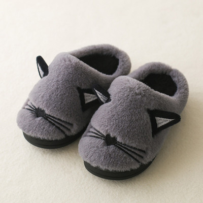 Moderne papuče za djevojčice s uchijem i toplom postavom