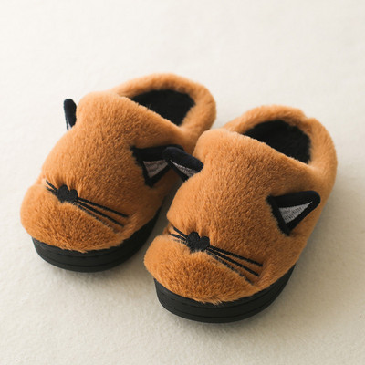 Moderne papuče za djevojčice s uchijem i toplom postavom