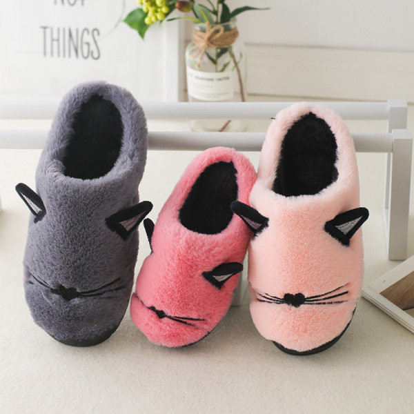 Moderne papuče za djevojčice s uchijem i toplom postavom
