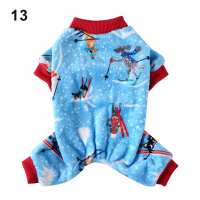 Salopete pentru câini din lână Haine pentru câini de iarnă Bulldog francez Animal de companie caldă Câini mici și mijlocii Chihuahua Yorkshire îmbrăcăminte