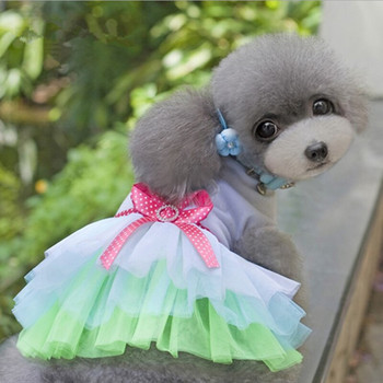 Νέα ρούχα για σκύλους Μικρό φόρεμα για σκύλους Sweety Princess Wedding Cat Dress Summer Small Dog Lace Puppy καλοκαιρινά ρούχα Φορέματα για σκύλους