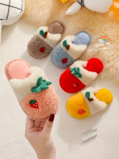 Children`s slippers - for girls in different colors