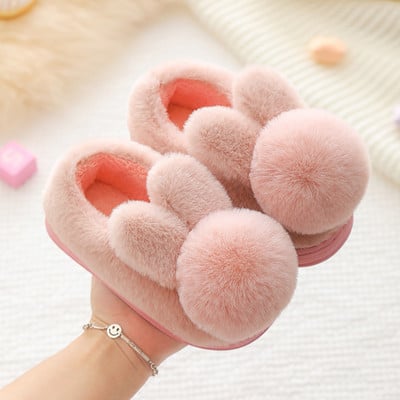 Detské plyšové papučky v troch farbách