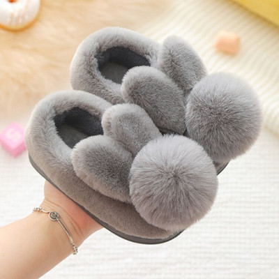 Detské plyšové papučky v troch farbách