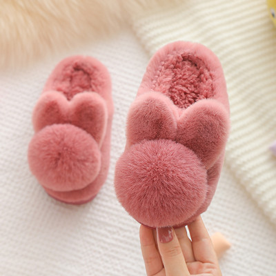 Detské plyšové papučky v troch farbách