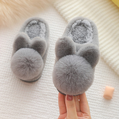 Detské plyšové papučky v troch farbách