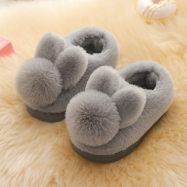 Detské plyšové papučky v troch farbách