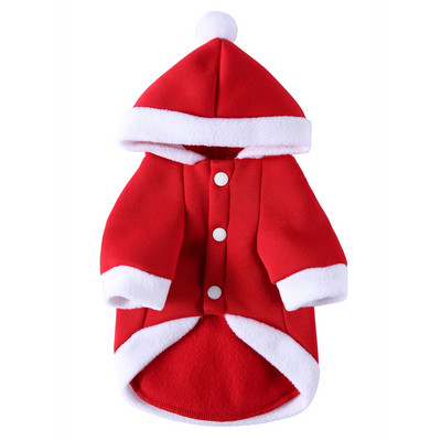 Kalėdiniai šunų drabužiai Žieminiai šilti kostiumai, gobtuvai šunims Kombinezonai naminiams gyvūnėliams Čihuahua šuniukų vakarėlis Cosplay drabužiai naminių gyvūnėlių aksesuarai