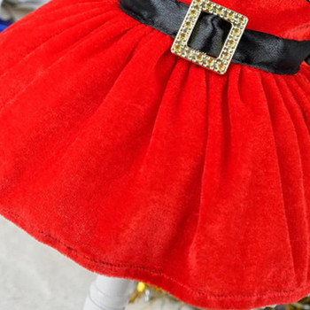 Коледна модна рокля на принцеса за домашни любимци Косплей облекло Удобна мека пола за обличане Стоки за домашни любимци Празнични подаръци