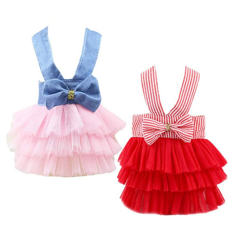 Naminio šuns šuniukas Tutu lankelis sijonas Suknelė Katė Šuns Princesė Kostiumas Čihuahua Drabužiai Mieli vasariniai rūbai mergaitėms šunims Moteriški drabužiai