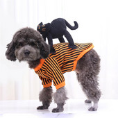 1 bucată, creativă, amuzantă, haine pentru câini pentru animale de companie, modă, cățeluș, pisoi, costum de petrecere de Halloween, haine drăguțe pentru câini, în dungi, accesorii pentru câini
