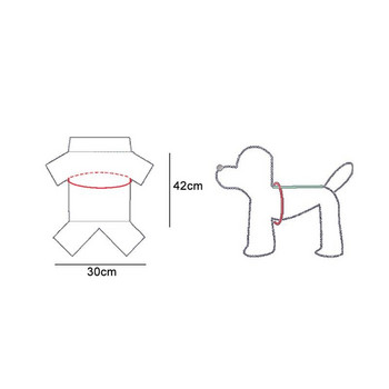 1 Κομμάτι Δημιουργικά Αστεία Ρούχα για Σκύλους Μόδας Κουτάβι Γατάκι Κοστούμι αποκριάτικου πάρτι Χαριτωμένο σκυλί με ριγέ ρούχα Αξεσουάρ για σκύλους