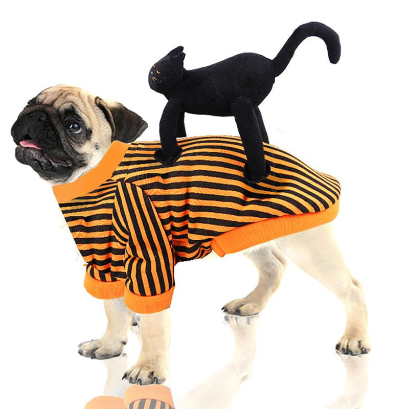 1 bucată, creativă, amuzantă, haine pentru câini pentru animale de companie, modă, cățeluș, pisoi, costum de petrecere de Halloween, haine drăguțe pentru câini, în dungi, accesorii pentru câini