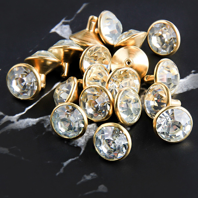 100 komplekti Superflash kullast hõbedast kivikristalltorust needid DIY käsitöö rõivakott Nahakaunistus rõivaste õmblusklaas puurnael