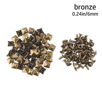 100 vnt. Žvaigždės Kniedės Sidabrinis Metalas Oda Amatai „Pasidaryk pats“ Smeigės Spygliai Dėmės Nailhead Rokas Punk Drabužiai Drabužių Siuvimo Apdaila