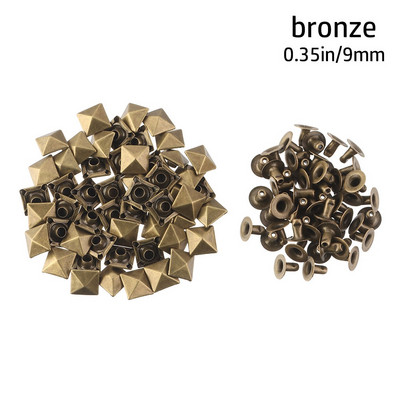 100 vnt. Žvaigždės Kniedės Sidabrinis Metalas Oda Amatai „Pasidaryk pats“ Smeigės Spygliai Dėmės Nailhead Rokas Punk Drabužiai Drabužių Siuvimo Apdaila