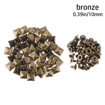 100 vnt. Žvaigždės Kniedės Sidabrinis Metalas Oda Amatai „Pasidaryk pats“ Smeigės Spygliai Dėmės Nailhead Rokas Punk Drabužiai Drabužių Siuvimo Apdaila