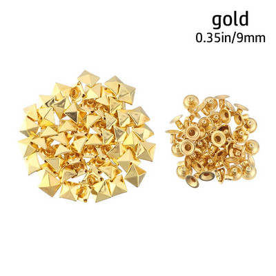 100 vnt. Žvaigždės Kniedės Sidabrinis Metalas Oda Amatai „Pasidaryk pats“ Smeigės Spygliai Dėmės Nailhead Rokas Punk Drabužiai Drabužių Siuvimo Apdaila