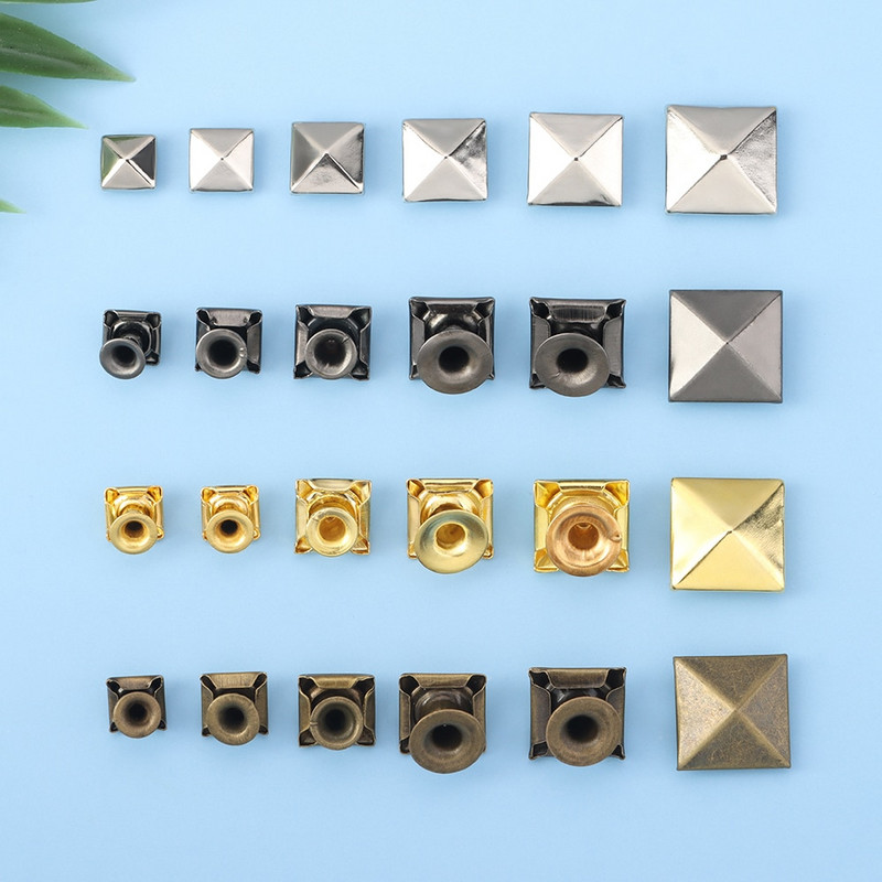 100 vnt. Žvaigždės Kniedės Sidabrinis Metalas Oda Amatai „Pasidaryk pats“ Smeigės Spygliai Dėmės Nailhead Rokas Punk Drabužiai Drabužių Siuvimo Apdaila