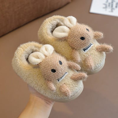 Domáce papuče a papučky pre dievčatá s nápisom a aplikáciou