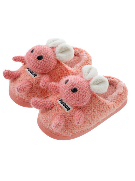Domáce papuče a papučky pre dievčatá s nápisom a aplikáciou