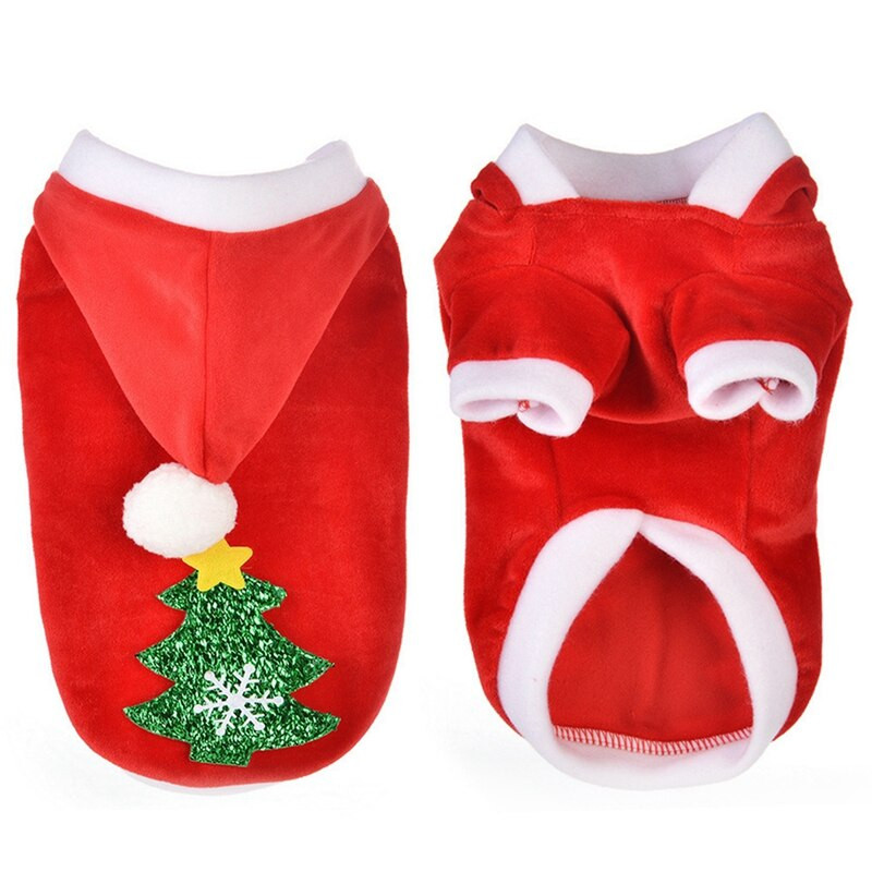 Χριστουγεννιάτικη στολή για κατοικίδια Legendog Ζεστή χαριτωμένη μαλακή κουκούλα για σκύλους Χριστουγεννιάτικα ρούχα για κατοικίδια Ρούχα για γάτες Ρούχα χειμωνιάτικης γατούλας για γατάκια