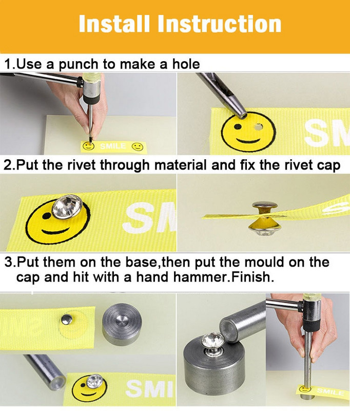 100 komplekti/partii 7mm Mood Värvilised kivikivid Nahale needid Vask kristallist naelu meisterdamiseks tarvikud riided kotid kaunistus
