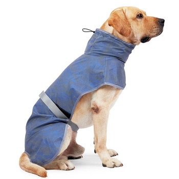 Светлоотразително палто за домашни любимци с вълшебни стикери Водоустойчиво дишащо безопасно пътуване Продукти за домашни любимци за малки големи кучета