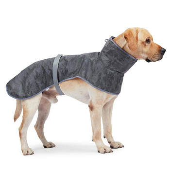 Светлоотразително палто за домашни любимци с вълшебни стикери Водоустойчиво дишащо безопасно пътуване Продукти за домашни любимци за малки големи кучета