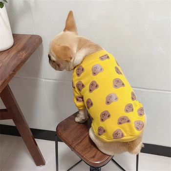 Ρούχα για κουτάβια μόδας Γαλλικά μπουλντόγκ ρούχα για σκύλους κανίς schnauzer pomeranian corgi Ένδυση σκύλου Χαριτωμένα ρούχα για σκύλους