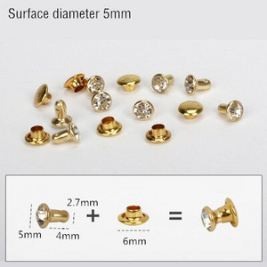 30-100Sets Crystal Kalnų krištolas Kniedės Diamante Studs DIY Amatai Drabužių Krepšys Oda Dekoras Rebite Spikes Stiklas Gręžtuvas Nagas