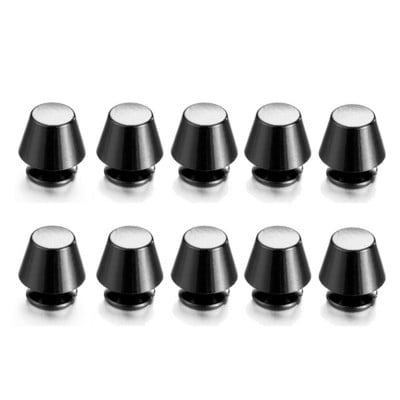 10 seturi 10mm 12mm nituri cu șurub din spate Șuruburi de metal în formă de găleată cuie pentru articole de îmbrăcăminte din piele, curea artizanală, piese de decorare a portofelului