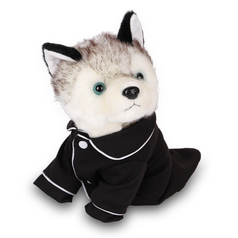 Άνετα αναπνεύσιμα ρούχα για σκύλους κατοικίδιων ζώων Μόδα για σκύλους μονόχρωμο πολυεστέρας γαλλικού στυλ πιτζάμες DC713