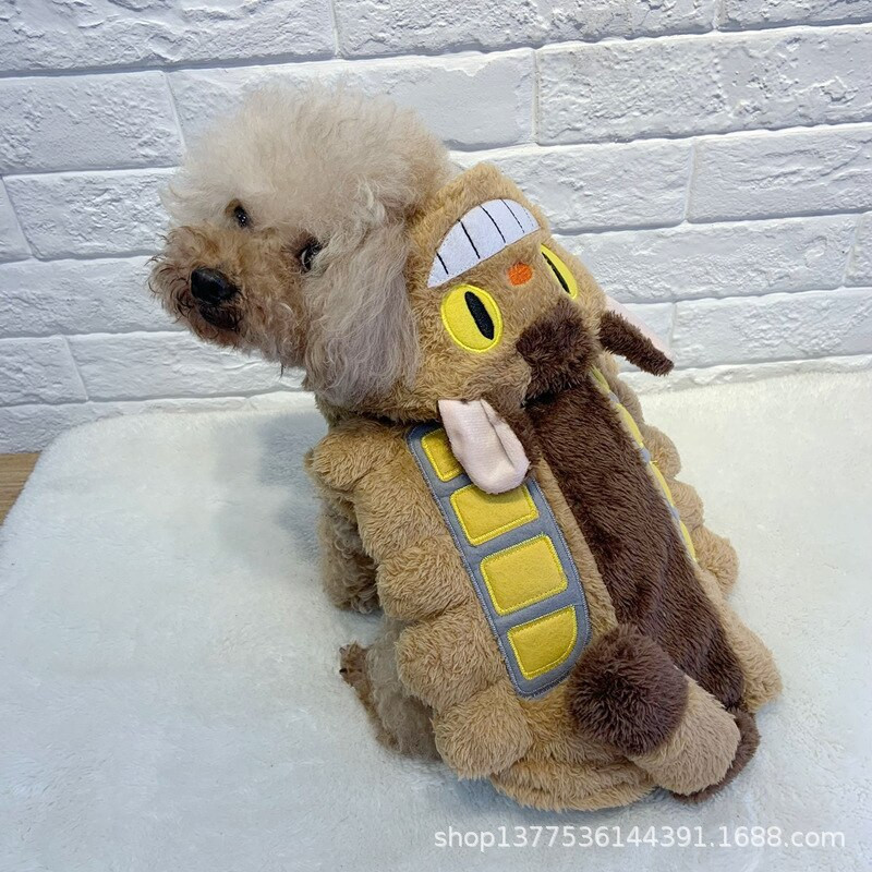 MPK Nová séria roztomilého oblečenia pre psov s trojrozmernou výšivkou, teplý dizajn, ktorý sa dá nosiť v zime