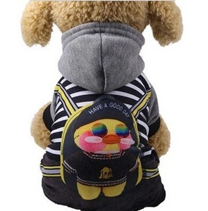 Nové zimné teplé oblečenie pre psov, oblečenie pre domáce zvieratá, obleky, kreslená bunda, oblečenie, mikina s kapucňou pre malé psy, čivava, yorkshirský teriér GGC34