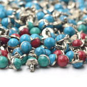 KALASO 40 komplekti 6mm 8mm 10mm vaigust kuppelnaastud Seene kiirneetid käsitsi valmistatud nahast käsitöö vöökrae kaunistuste jaoks