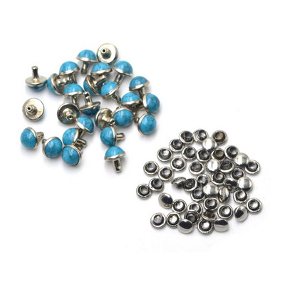 KALASO 40 komplekti 6mm 8mm 10mm vaigust kuppelnaastud Seene kiirneetid käsitsi valmistatud nahast käsitöö vöökrae kaunistuste jaoks