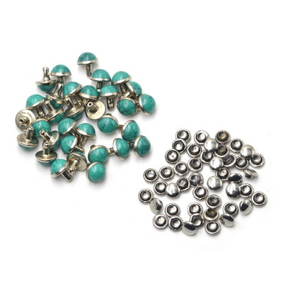 KALASO 40 komplekti 6mm 8mm 10mm vaigust kuppelnaastud Seene kiirneetid käsitsi valmistatud nahast käsitöö vöökrae kaunistuste jaoks