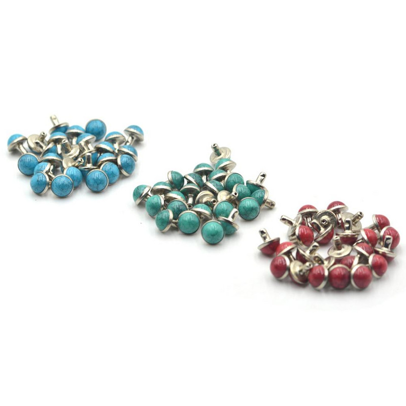 KALASO 40 komplekti 6mm 8mm 10mm vaigust kuppelnaastud Seene kiirneetid käsitsi valmistatud nahast käsitöö vöökrae kaunistuste jaoks