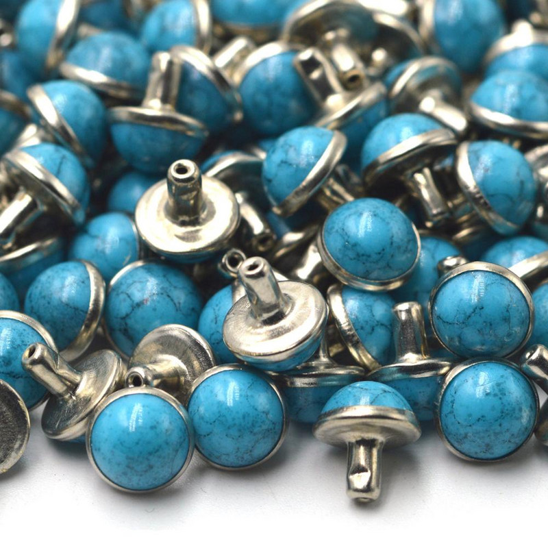 KALASO 40 komplekti 6mm 8mm 10mm vaigust kuppelnaastud Seene kiirneetid käsitsi valmistatud nahast käsitöö vöökrae kaunistuste jaoks