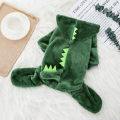 Costum de dinozaur Haine pentru animale de companie Costum pentru câini de modă Costum pentru câini Haine pentru pisici pentru animale de companie Accesoriu Cosplay Moda universal pentru animale de companie Rechizite pentru câini