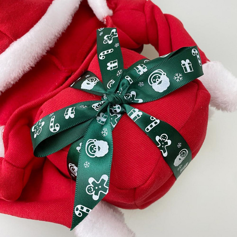 Minkšti, juokingi kalėdiniai rūbai augintiniui Mieli madingi naminių gyvūnėlių drabužiai Pasipuošti medvilniniais kalėdiniais dovanomis Labradorui augintinio apranga