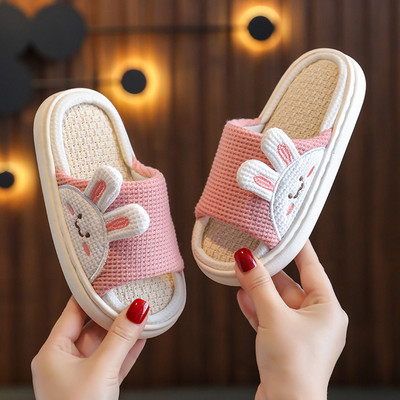 Ležerne dječje papuče s 3D elementom za djevojčice