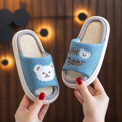 Ležerne dječje papuče s 3D elementom za djevojčice