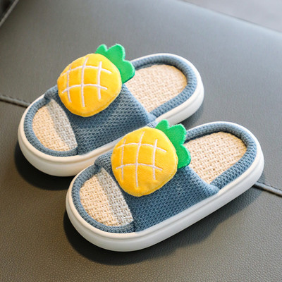 Ležerne dječje papuče s 3D elementom za djevojčice