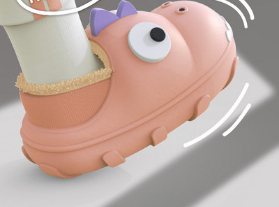 Įprastos vaikiškos šlepetės su minkštu pamušalu berniukams ir mergaitėms